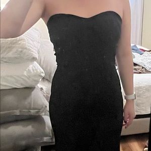 Strapless Black Dress